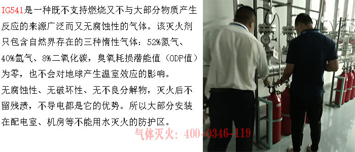 機房氣體滅火